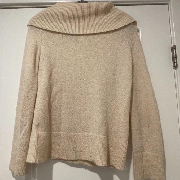 Cos Off White Off the Shoulder Sweater - Picture 2 of 2